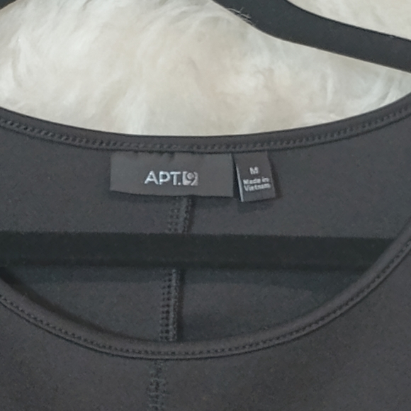 Apt.9 Black and White Striped Sleeveless A-line Dress Size M - Picture 8 of 8